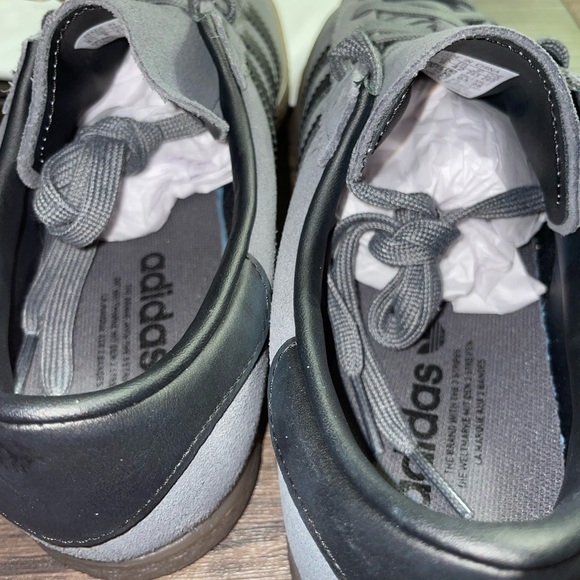 adidas TAPI Suede Gum Sole Sneakers Gray/ Black NWT Size 8.5 - Picture 8 of 12